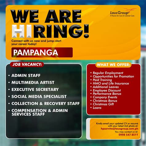 job hiring in pampanga 2019|Hiring Hiring Jobs in Pampanga .